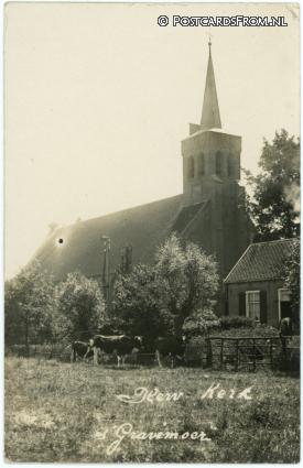ansichtkaart: 's-Gravenmoer, Herv. Kerk