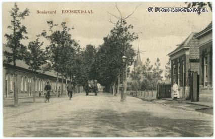 Roosendaal, Boulevard ansichtkaart: Roosendaal, Boulevard