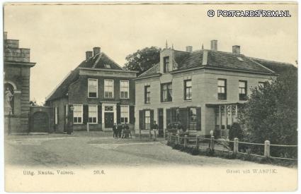 ansichtkaart: Waspik, Groet uit