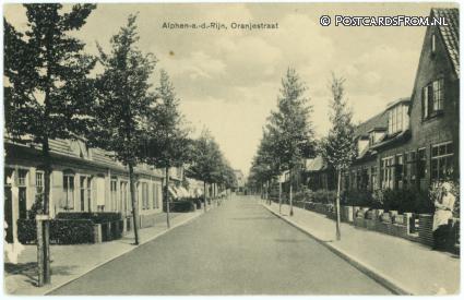 ansichtkaart: Alphen aan den Rijn, Oranjestraat