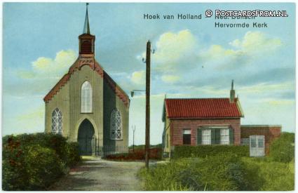 ansichtkaart: Hoek van Holland, Ned. Duitsch Hervormde Kerk