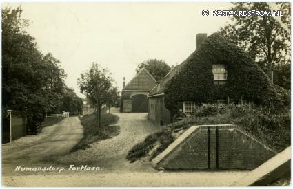 Numansdorp, Fortlaan ansichtkaart: Numansdorp, Fortlaan