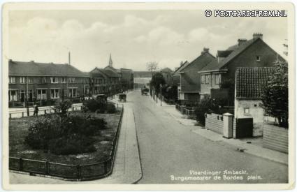 Vlaardingerambacht, Burgemeester de Bordes plein ansichtkaart: Vlaardingerambacht, Burgemeester de Bordes plein