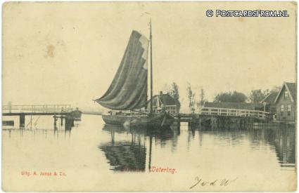 ansichtkaart: Nieuwe Wetering, --