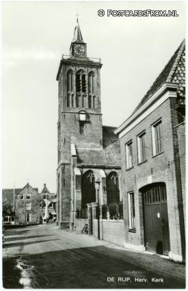 ansichtkaart: De Rijp, Herv. Kerk