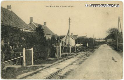 ansichtkaart: Oosterland ZL, Dorpsweg