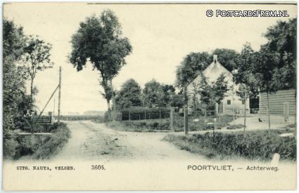 Poortvliet, Achterweg ansichtkaart: Poortvliet, Achterweg