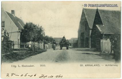 Sint-Annaland, Achterweg ansichtkaart: Sint-Annaland, Achterweg