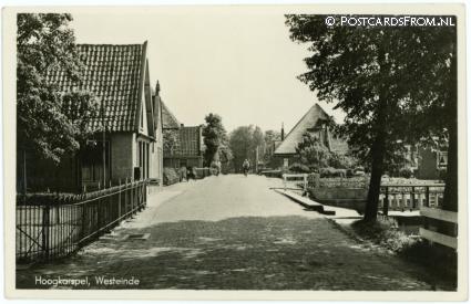 ansichtkaart: Hoogkarspel, Westeinde