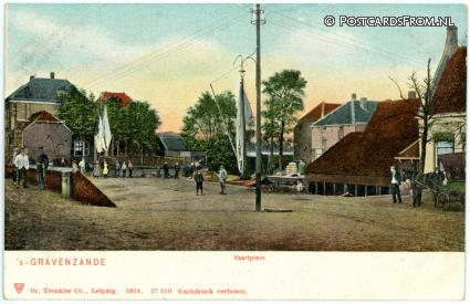 's-Gravenzande, Vaartplein ansichtkaart: 's-Gravenzande, Vaartplein