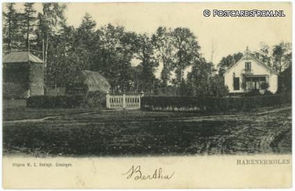 Haren GN, Harenermolen ansichtkaart: Haren GN, Harenermolen