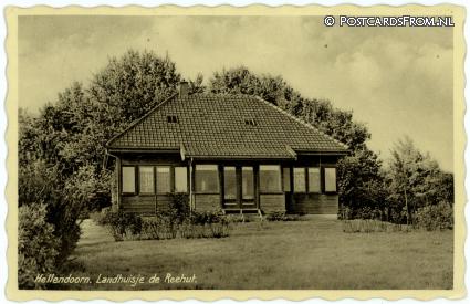 Hellendoorn, Landhuisje de Reehut ansichtkaart: Hellendoorn, Landhuisje de Reehut