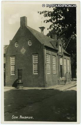 Son, Raadhuis ansichtkaart: Son, Raadhuis