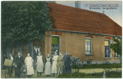 Bergentheim, G.J. Blankvoort, Winkelier ansichtkaart: Bergentheim, G.J. Blankvoort, Winkelier