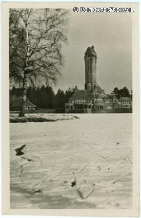 ansichtkaart: Hoenderloo, Nat. Park 'De Hooge Veluwe'. Het Huis St. Hubertus
