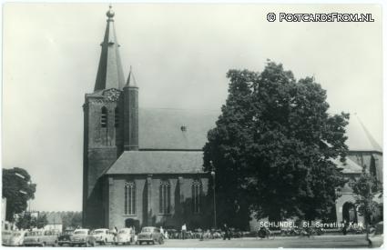 Schijndel, St. Servatius Kerk ansichtkaart: Schijndel, St. Servatius Kerk