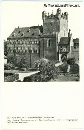 ansichtkaart: 's-Heerenberg, Het Huis Bergh. Noordzijde