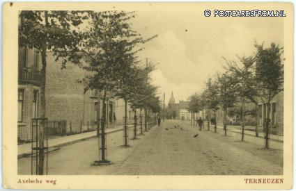 Terneuzen, Axelsche weg ansichtkaart: Terneuzen, Axelsche weg
