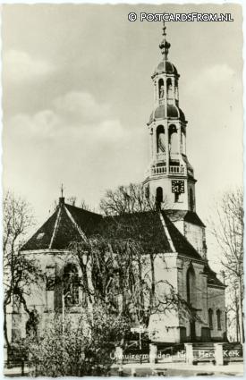 ansichtkaart: Uithuizermeeden, Ned. Herv. Kerk