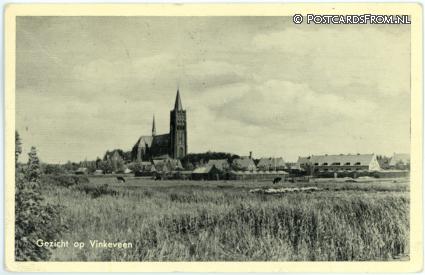 ansichtkaart: Vinkeveen, Gezicht op