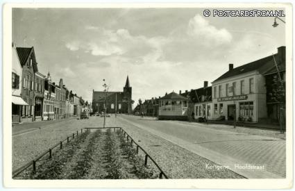 Kortgene, Hoofdstraat ansichtkaart: Kortgene, Hoofdstraat