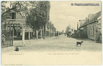 Zegwaart, Hoek Zegwaartschen weg en den Hoorn ansichtkaart: Zegwaart, Hoek Zegwaartschen weg en den Hoorn
