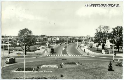 Venlo, Koninginnesingel met Rotonde ansichtkaart: Venlo, Koninginnesingel met Rotonde