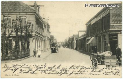 ansichtkaart: Den Helder, Spoorstraat