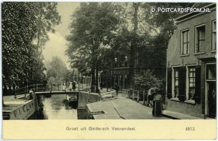 ansichtkaart: Veenendaal, Groet uit Geldersch Veenendaal