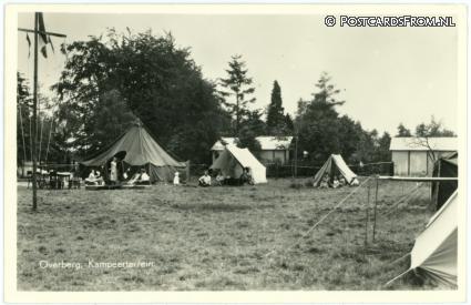 ansichtkaart: Overberg, Kampeerterrein