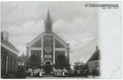 Bergschenhoek, Ned. Herv. Kerk ansichtkaart: Bergschenhoek, Ned. Herv. Kerk