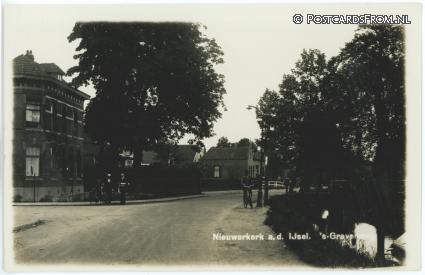 ansichtkaart: Nieuwerkerk ad IJssel, 's-Gravenweg