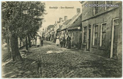 Den Bommel, Oostdijk ansichtkaart: Den Bommel, Oostdijk