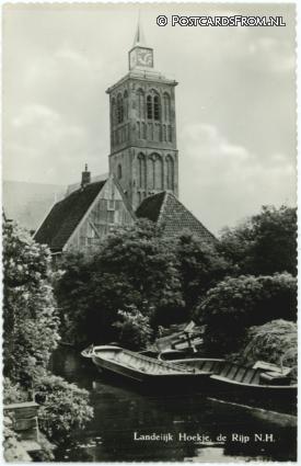 ansichtkaart: De Rijp, Landelijk Hoekje