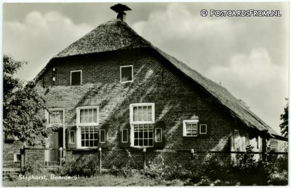 ansichtkaart: Staphorst, Boerderij