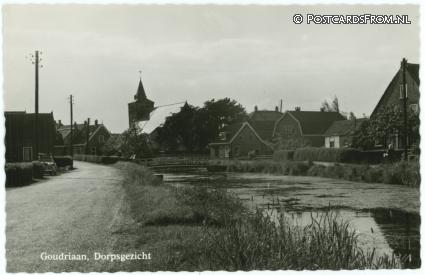 Goudriaan, Dorpsgezicht ansichtkaart: Goudriaan, Dorpsgezicht