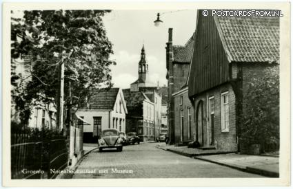 Groenlo, Notenboomstraat met Museum ansichtkaart: Groenlo, Notenboomstraat met Museum