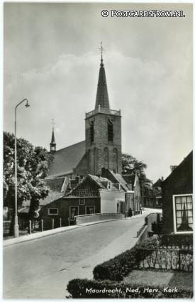 ansichtkaart: Moordrecht, Ned. Herv. Kerk