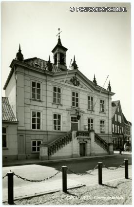 Groenlo, Gemeentehuis ansichtkaart: Groenlo, Gemeentehuis