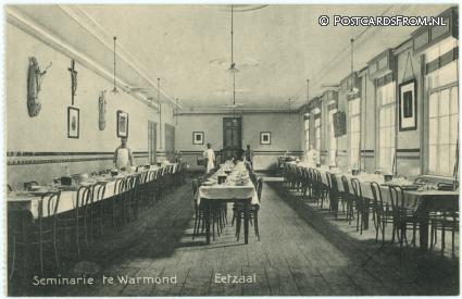 ansichtkaart: Warmond, Seminarie. Eetzaal