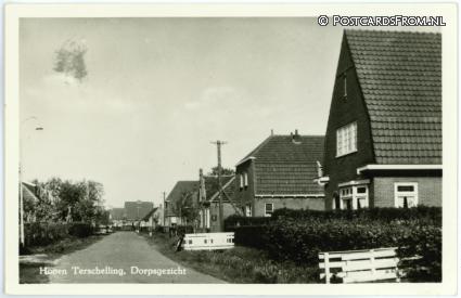 Terschelling Hoorn, Dorpsgezicht ansichtkaart: Terschelling Hoorn, Dorpsgezicht