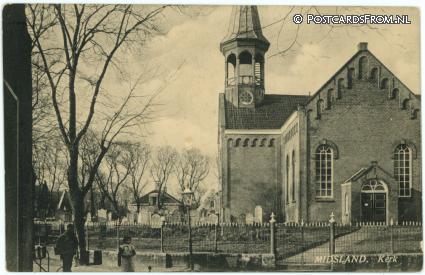 ansichtkaart: Terschelling Midsland, Kerk