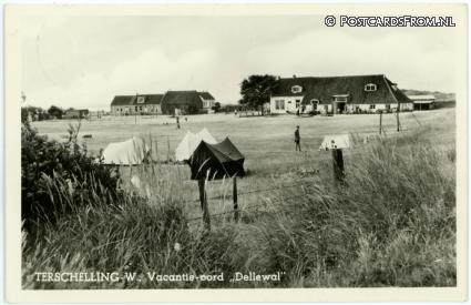ansichtkaart: Terschelling West, Vacantie-oord 'Dellewal'