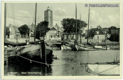 ansichtkaart: Terschelling West, Haven