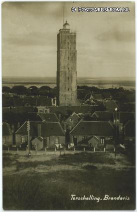 ansichtkaart: Terschelling West, Brandaris