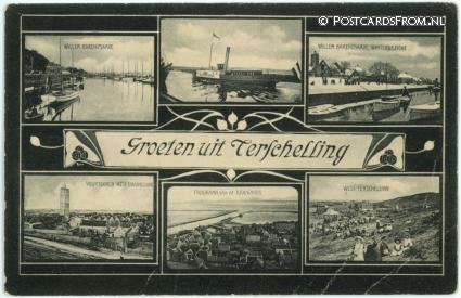 Terschelling, Groeten uit ansichtkaart: Terschelling, Groeten uit