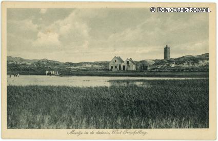 Terschelling West, Meertje in de duinen ansichtkaart: Terschelling West, Meertje in de duinen