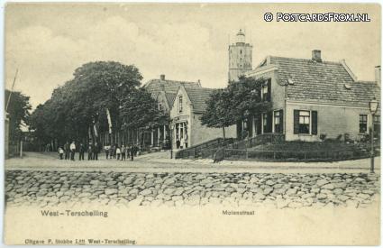 ansichtkaart: Terschelling West, Molenstraat