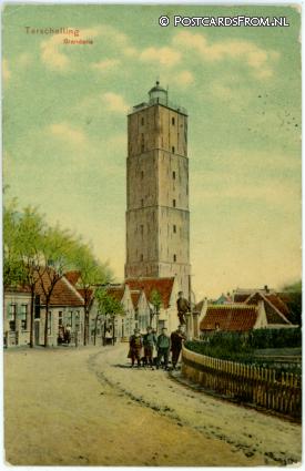 ansichtkaart: Terschelling West, Brandaris