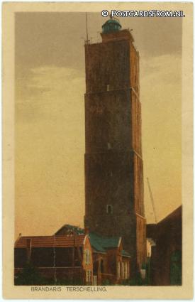 ansichtkaart: Terschelling West, Brandaris